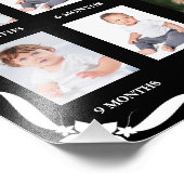 ベビーの初年写真看板1年目 フォトプリント            (角)