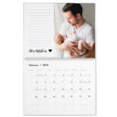 ベビーの初年写真集Family Keepsake カレンダー (2月 2026)