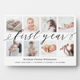 ベビーの初年度誕生統計とフォトコラージュ フォトプラーク