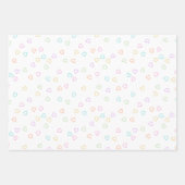 ベビーの可愛いパターン(の模様が)あるラッピング紙 ラッピングペーパーシート (正面2)