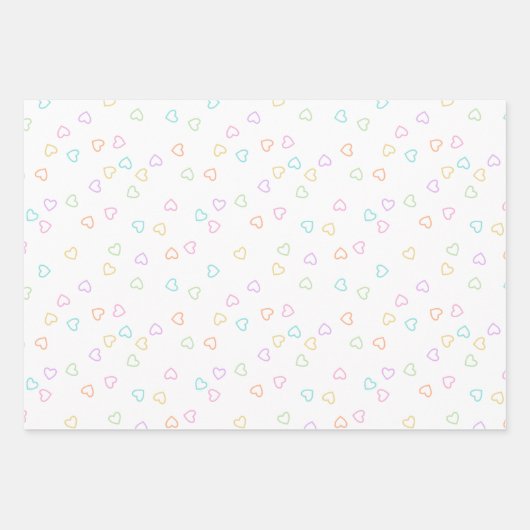 ベビーの可愛いパターン(の模様が)あるラッピング紙 ラッピングペーパーシート (正面2)