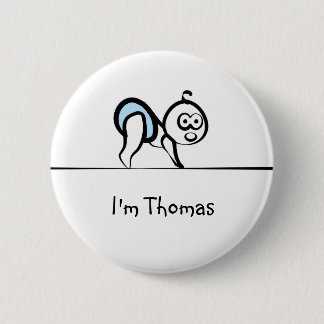 ベビーの名前入りの記章 缶バッジ