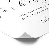 ベビーの吸汁及びユーカリの緑 ポスター (角)