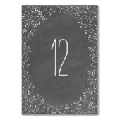 ベビーの呼吸黒板の刺激を受けたなテーブル数 テーブルナンバー (裏面)