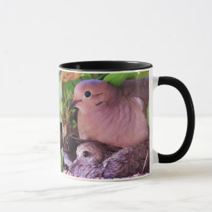 ベビーの嘆く鳩及びママMug マグカップ