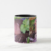 ベビーの嘆く鳩及びママMug マグカップ (中央)