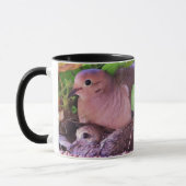 ベビーの嘆く鳩及びママMug マグカップ (左)