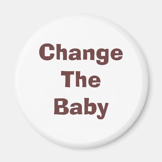 ベビーの変更 マグネット (正面)