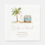 ベビーの夏のベビーシャワー スタンダードランチョンナプキン (正面)