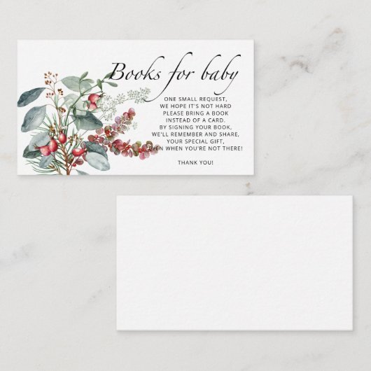 ベビーの外で冷たい赤ちゃんシャワー本ベビー エンクロージャーカード (正面/裏面)