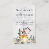 ベビーの外で冷たい赤ちゃんシャワー本ベビー エンクロージャーカード (正面)