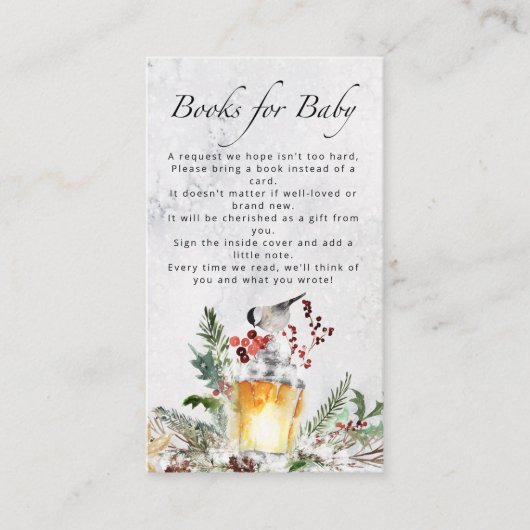 ベビーの外で冷たい赤ちゃんシャワー本ベビー エンクロージャーカード (正面)