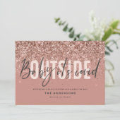 ベビーの外のおもしろいグリッター シーズンカード (スタンド正面)