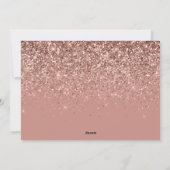 ベビーの外のおもしろいグリッター シーズンカード (裏面)