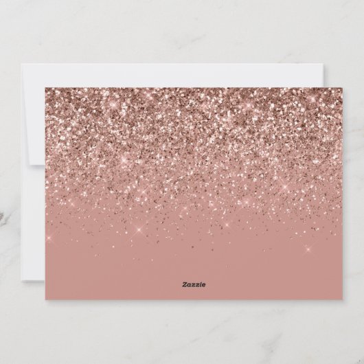 ベビーの外のおもしろいグリッター シーズンカード (裏面)