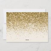 ベビーの外のおもしろいグリッター シーズンカード (裏面)