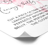 ベビーの外の寒さママのおなか大きい ポスター (角)