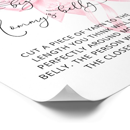 ベビーの外の寒さママのおなか大きい ポスター (角)