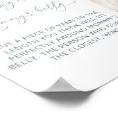 ベビーの外の寒さママのおなか大きい ポスター (角)