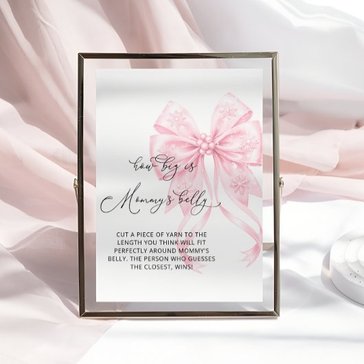 ベビーの外の寒さママのおなか大きい ポスター