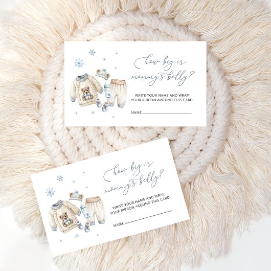 ベビーの外の寒さママの腹の大きさ エンクロージャーカード