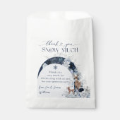 ベビーの外の寒さ冬のフローラ鹿の赤ちゃんシャワー フェイバーバッグ (正面)