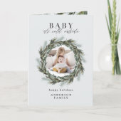 ベビーの外は寒い カード (正面)