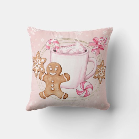 ベビーの外は寒い クッション (裏面)