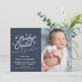 ベビーの外冷 |祝日の誕生のお知らせ シーズンカード (スタンド正面)