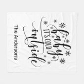 ベビーの外部のカスタマイズ フリースブランケット (正面(横))