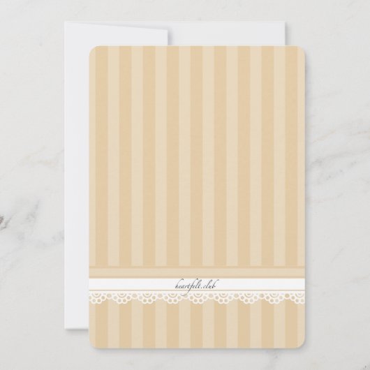 ベビーの大会は写真の招待状に挨拶し、 招待状 (裏面)