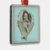 ベビーの天使によってはプロダクトが飛びます メタルオーナメント (右)