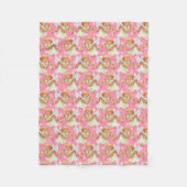 ベビーの天使の女の子のフリースブランケット第5 フリースブランケット (正面)