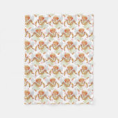 ベビーの天使の女の子のフリースブランケット フリースブランケット (正面)