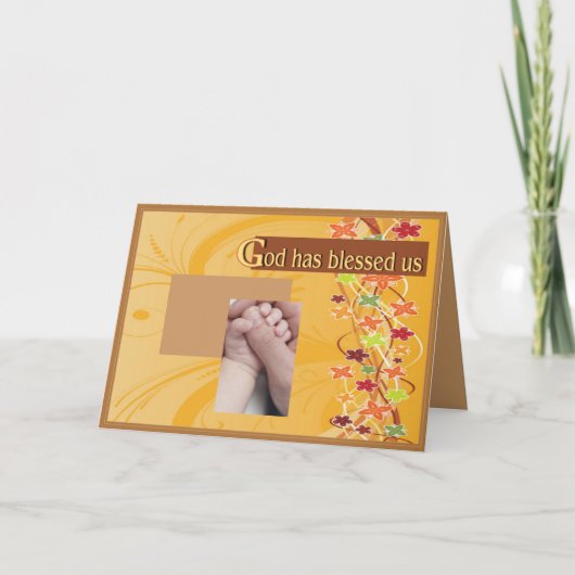 ベビーの天恵 案内状 (正面)