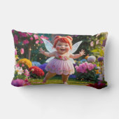 ベビーの妖精がそれを愛で振りかける ランバークッション (裏面)