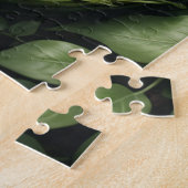 ベビーの妖精が葉っぱに羽ばたいた ジグソーパズル (側面)