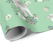 ベビーの子ヒツジの包装紙 ラッピングペーパー (ロールコーナー)