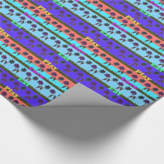 ベビーの子供遊は色を愛する.png ラッピングペーパー (角)