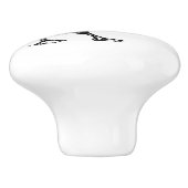 ベビーの子供部屋チャイルドズルームガチョウ家具ノブ セラミックノブ (側面)