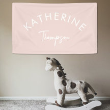 ベビーの子供部屋ベビー名キッズルームウォールデコール