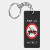 ベビーの安全のヒント新しい親のためのアクリルキーチェーン キーホルダー (正面左)