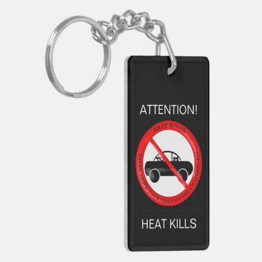 ベビーの安全のヒント新しい親のためのアクリルキーチェーン キーホルダー (正面左)