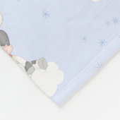 ベビーの家畜 フリースブランケット (角)