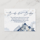 ベビーの寒冷な北極外動物 エンクロージャーカード (正面)