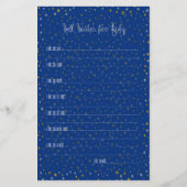 ベビーの小さな星の赤ちゃんシャワーを願う (正面)