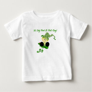 ベビーの小妖精第1 St. Patricks日のTシャツ ベビーTシャツ