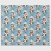 ベビーの少女 ラッピングペーパー (フラット)