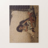 ベビーの少女(貧しい通りの子ども) ジグソーパズル (縦)