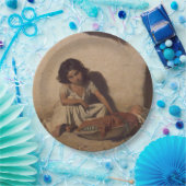 ベビーの少女(貧しい通りの子ども) ペーパープレート (パーティー)